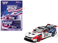 Ford Mustang GTD "America 250 - USA Exclusive" White with American Flag Graphics Limited Edition 1/64 Diecast Model Car by Mini GT