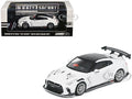 Nissan GT-R (R35) "Top Secret" RHD (Right Hand Drive) White with Black Top "Tokyo Auto Salon 2021" 1/64 Diecast Model Car by Inno Models